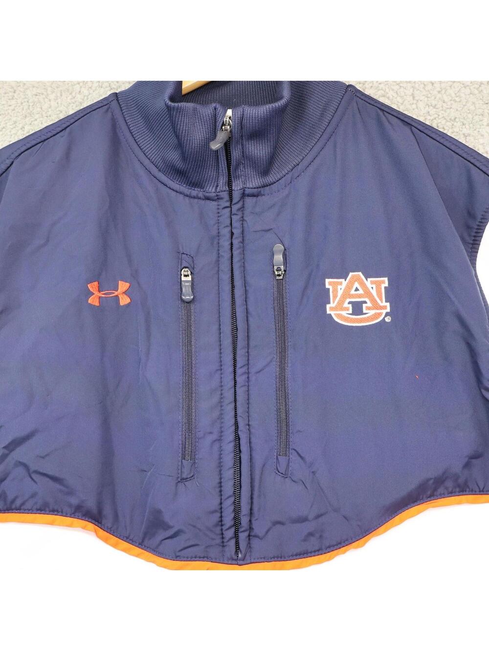 Auburn Tigers Under Armour Men Medium Sweater Fleece 1/2 Zip